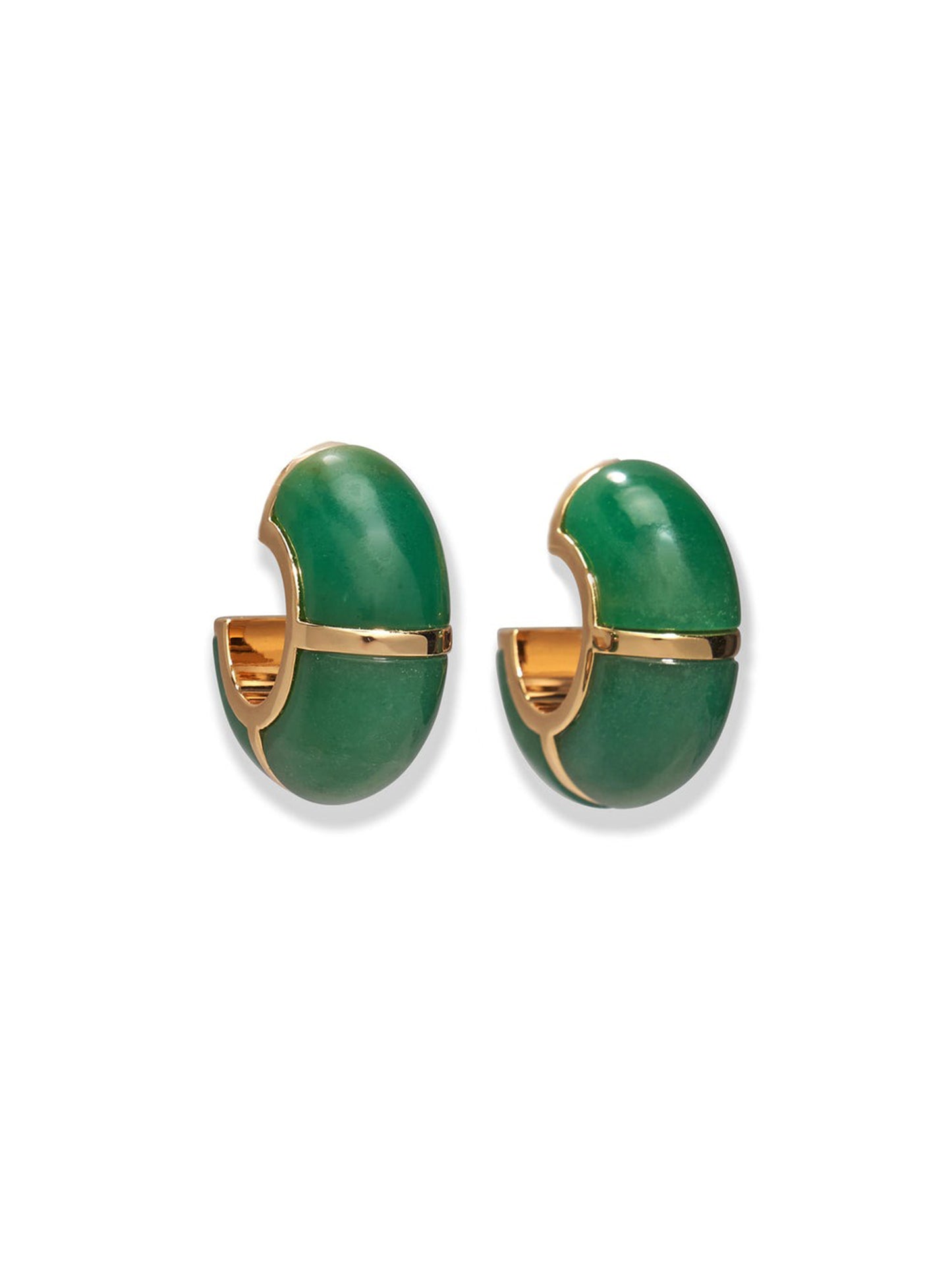 Zellige Hoops in Green Jade