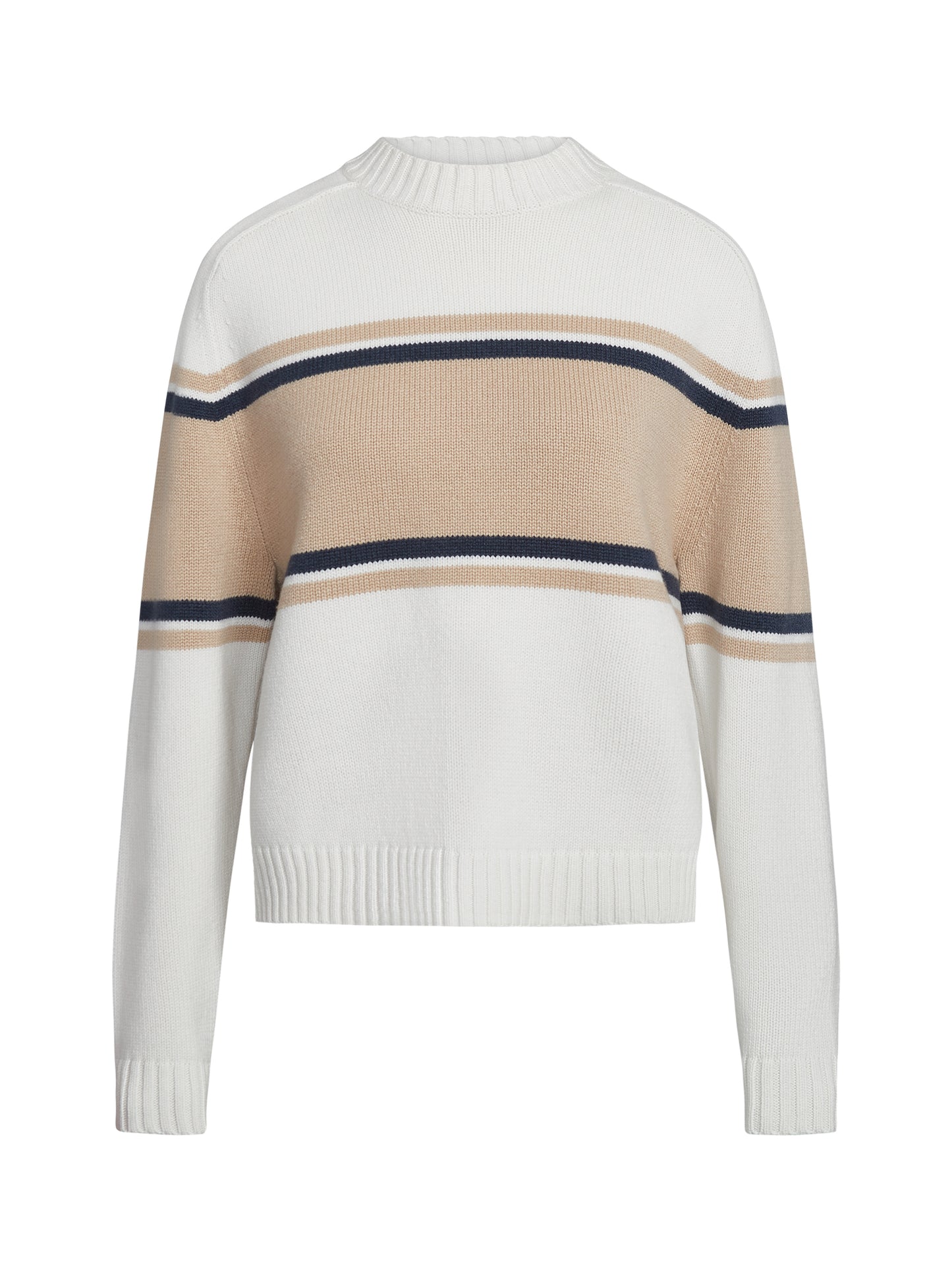 Saddle Crewneck w/Stripes