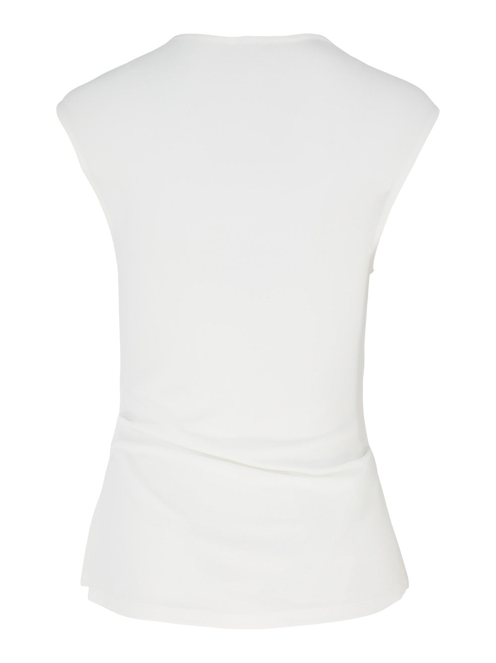 Simkhai Casmi Short Sleeve Top in Ivory