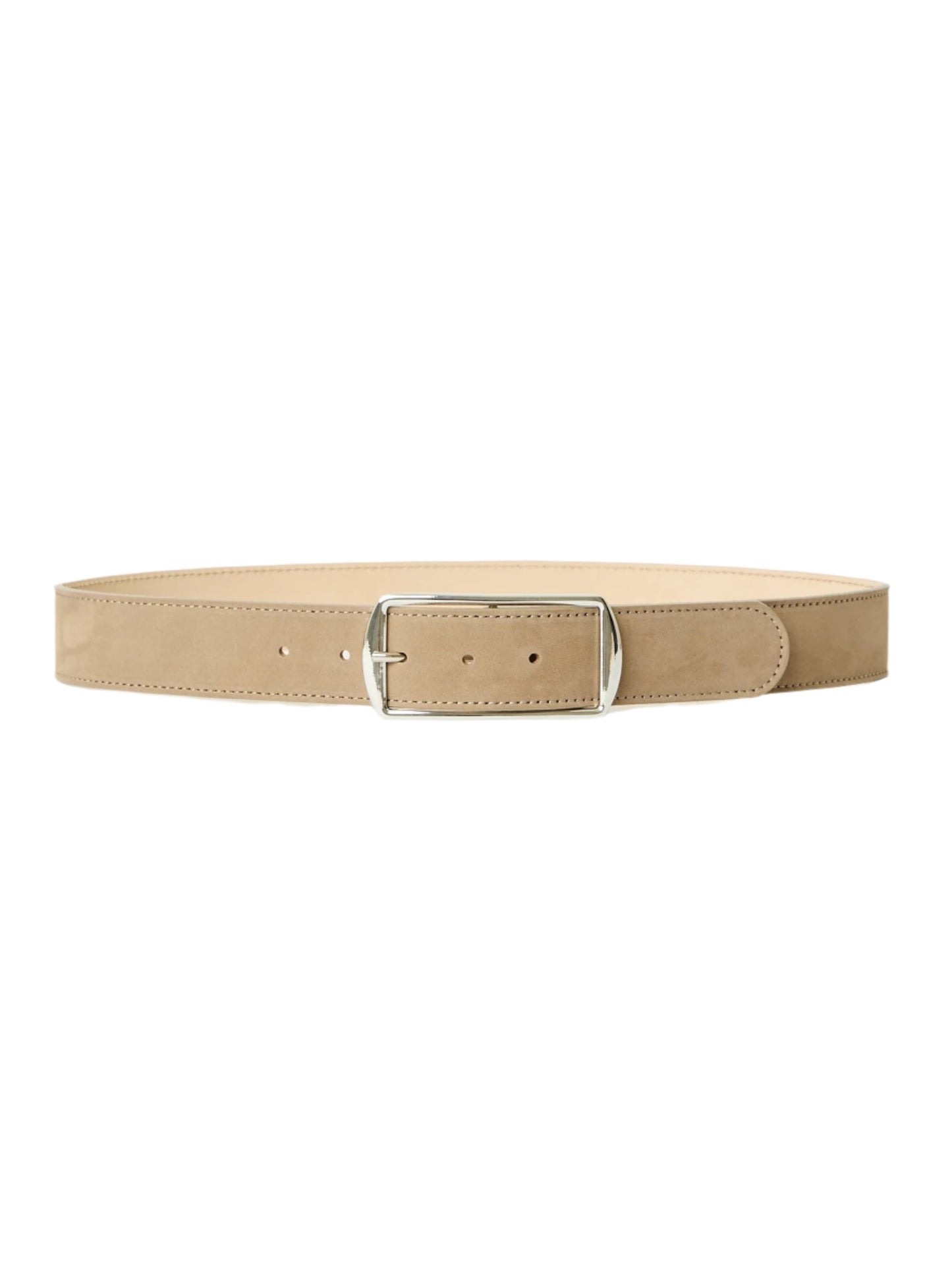 B-Low The Belt River Nubuck Belt in Taupe Silver