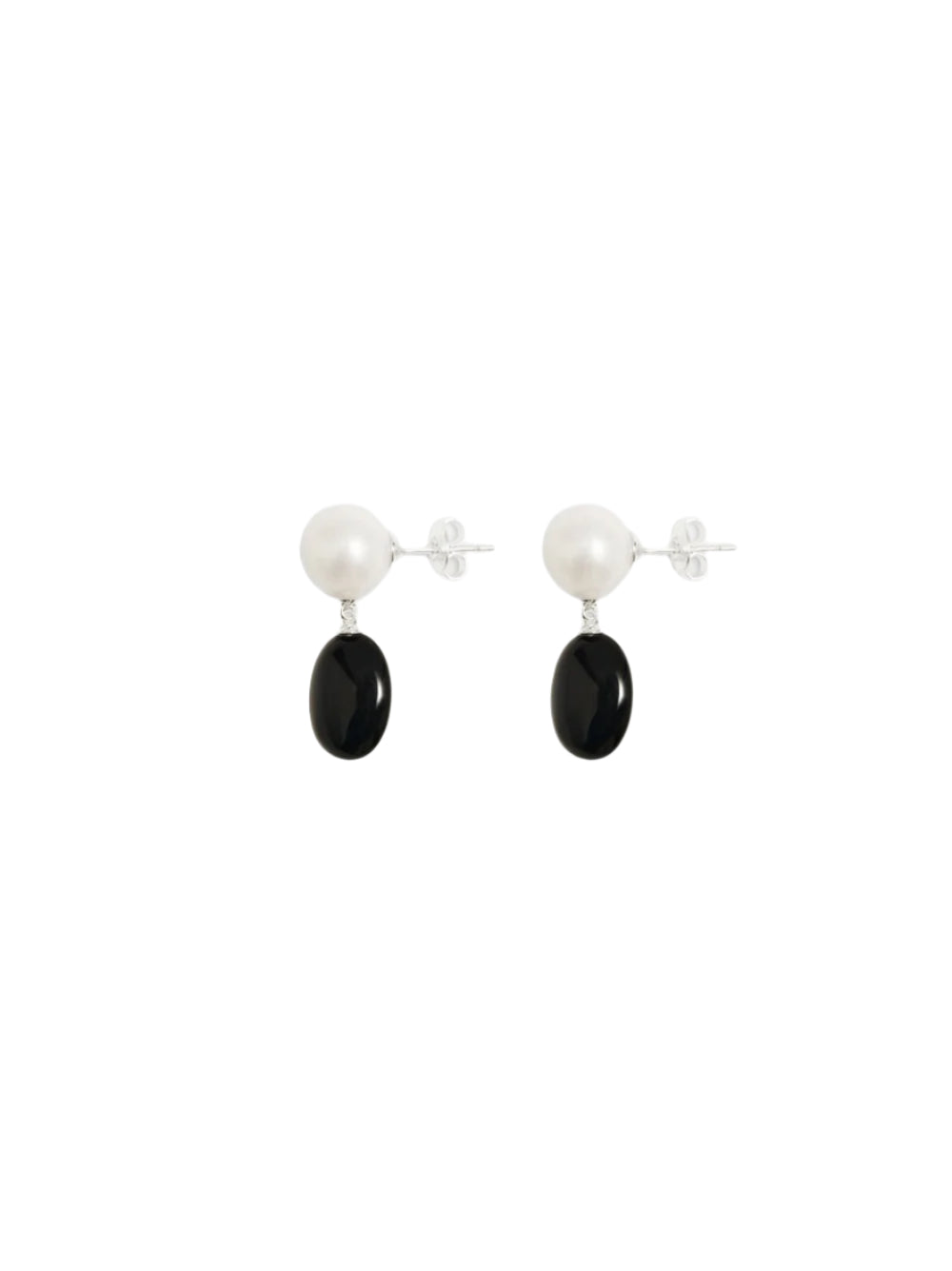 Ragbag Dualism Earrings in Silver