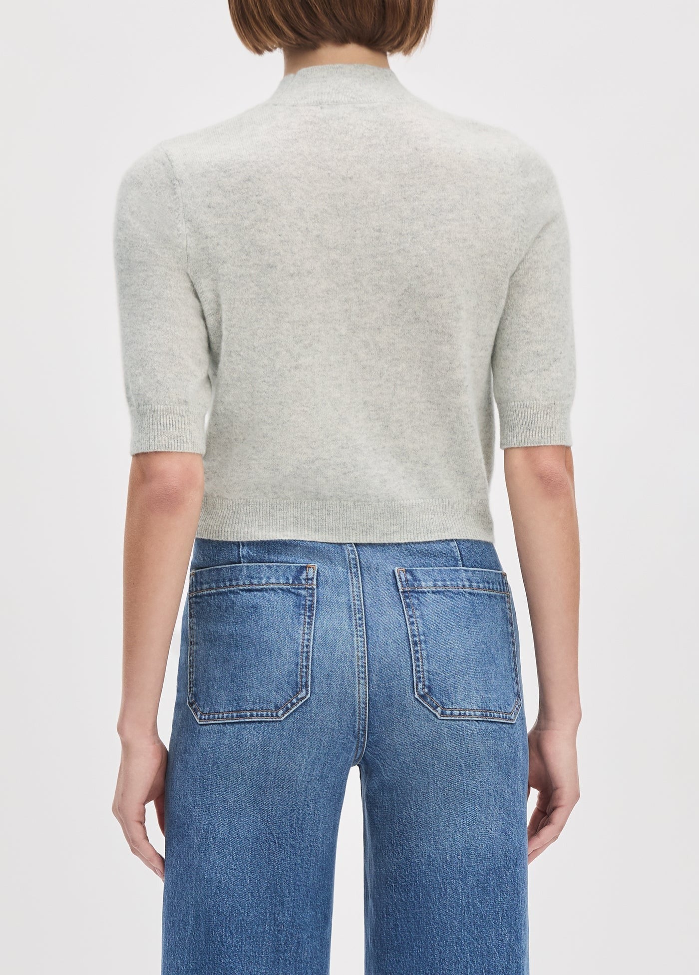 Favorite Daughter The Bonnie Top in Light Heather Grey