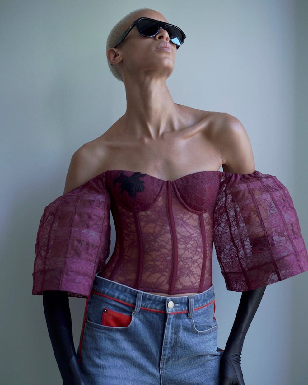 Hellessy Morrison Bustier in Bordeaux