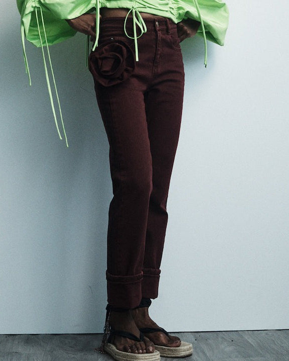 Hellessy Isa Jeans in Eggplant