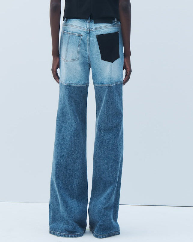 Hellessy Cal Jeans in Combo Wash/Black