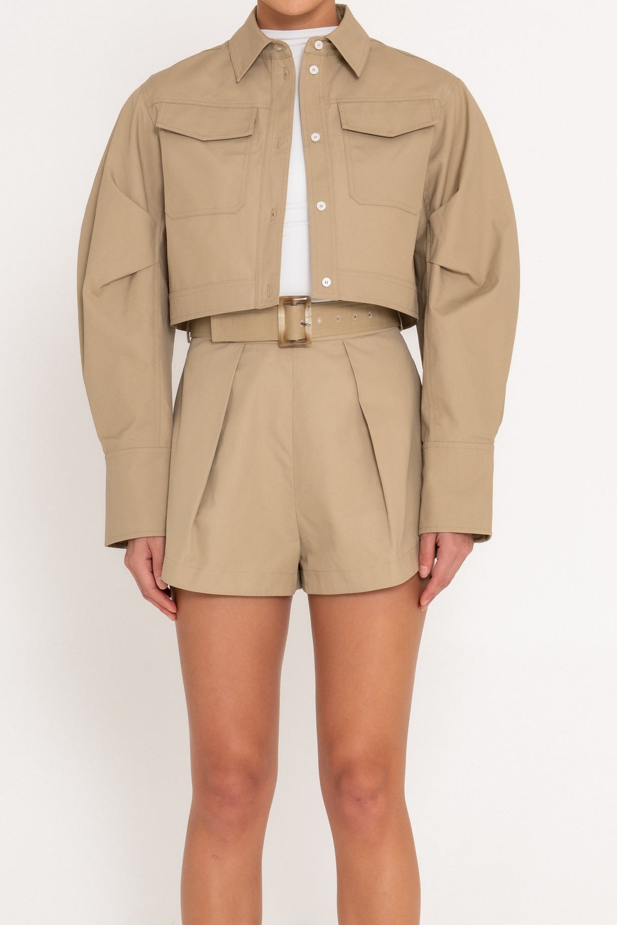 Sans Faff Torino Top in Camel