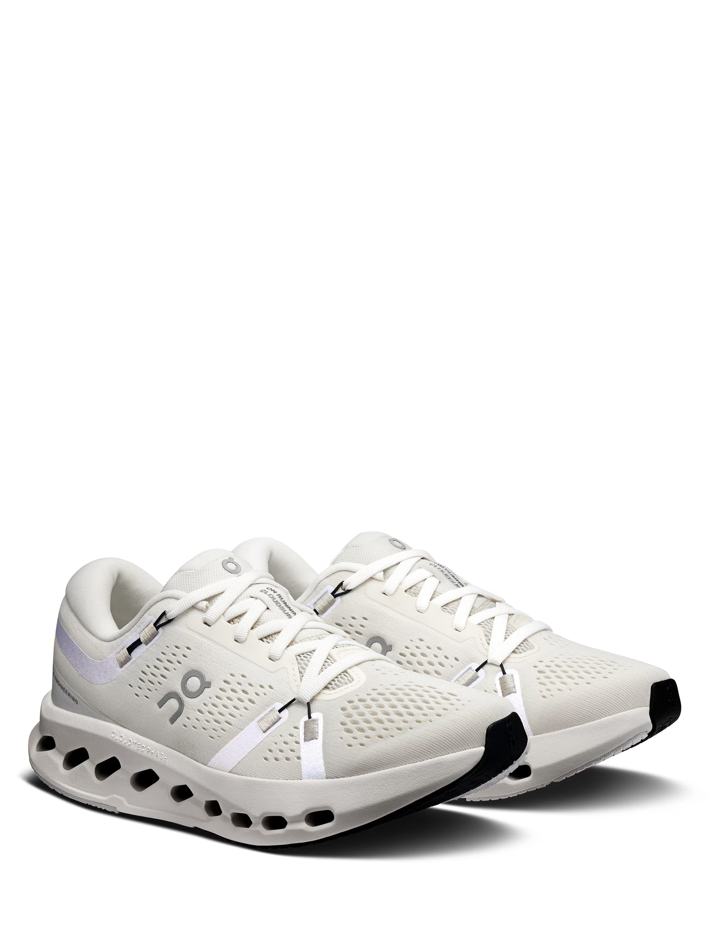 On Running Women's Cloudsurfer 2 Sneaker in Ivory/Ivory