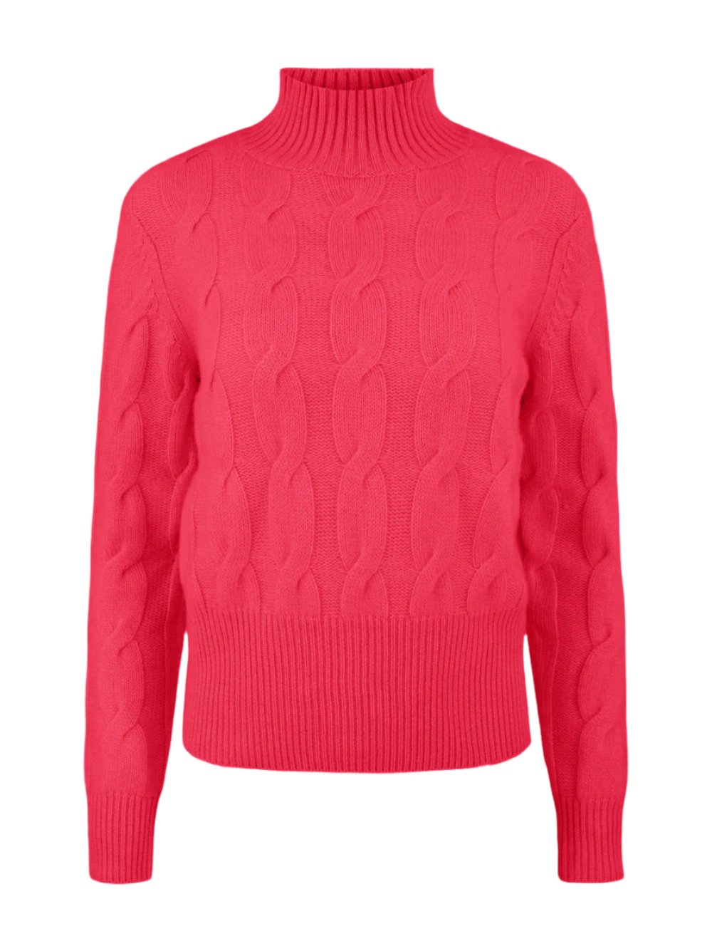 Kinross Cashmere Cable Mock (More Colors)