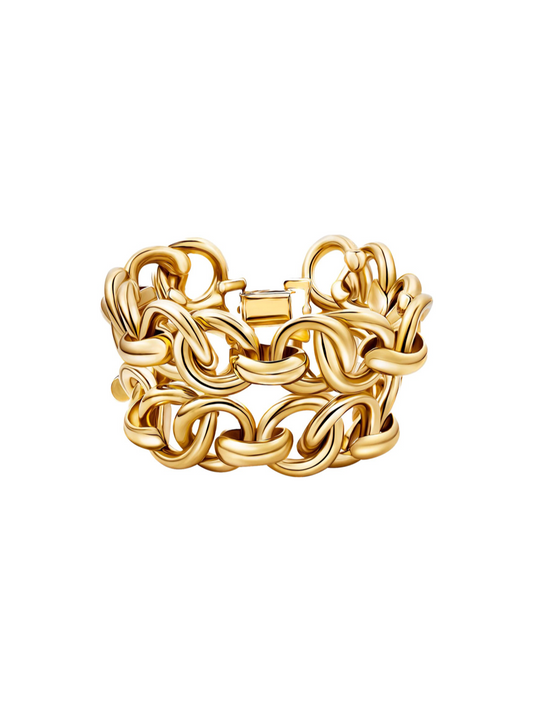Christina Caruso Love Link Bracelet in Gold