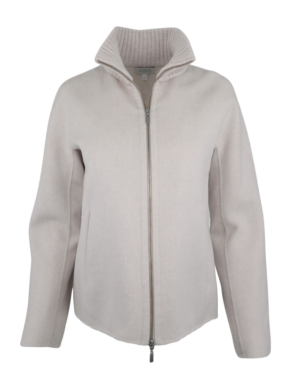 Kinross Knit Collar Short Zip Jacket