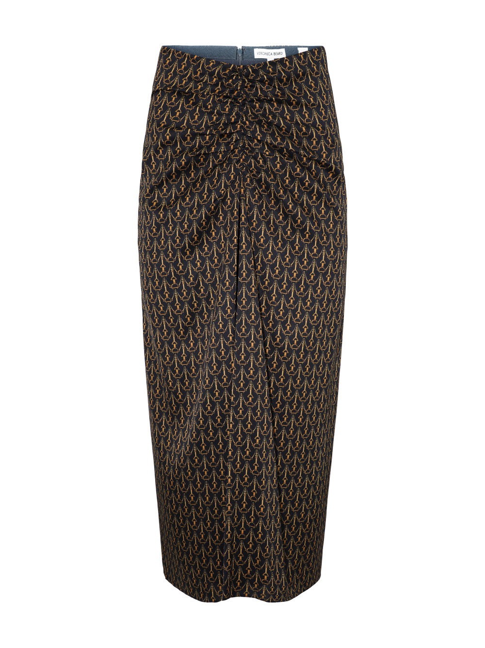 Veronica Beard Limani Skirt in Navy Multi