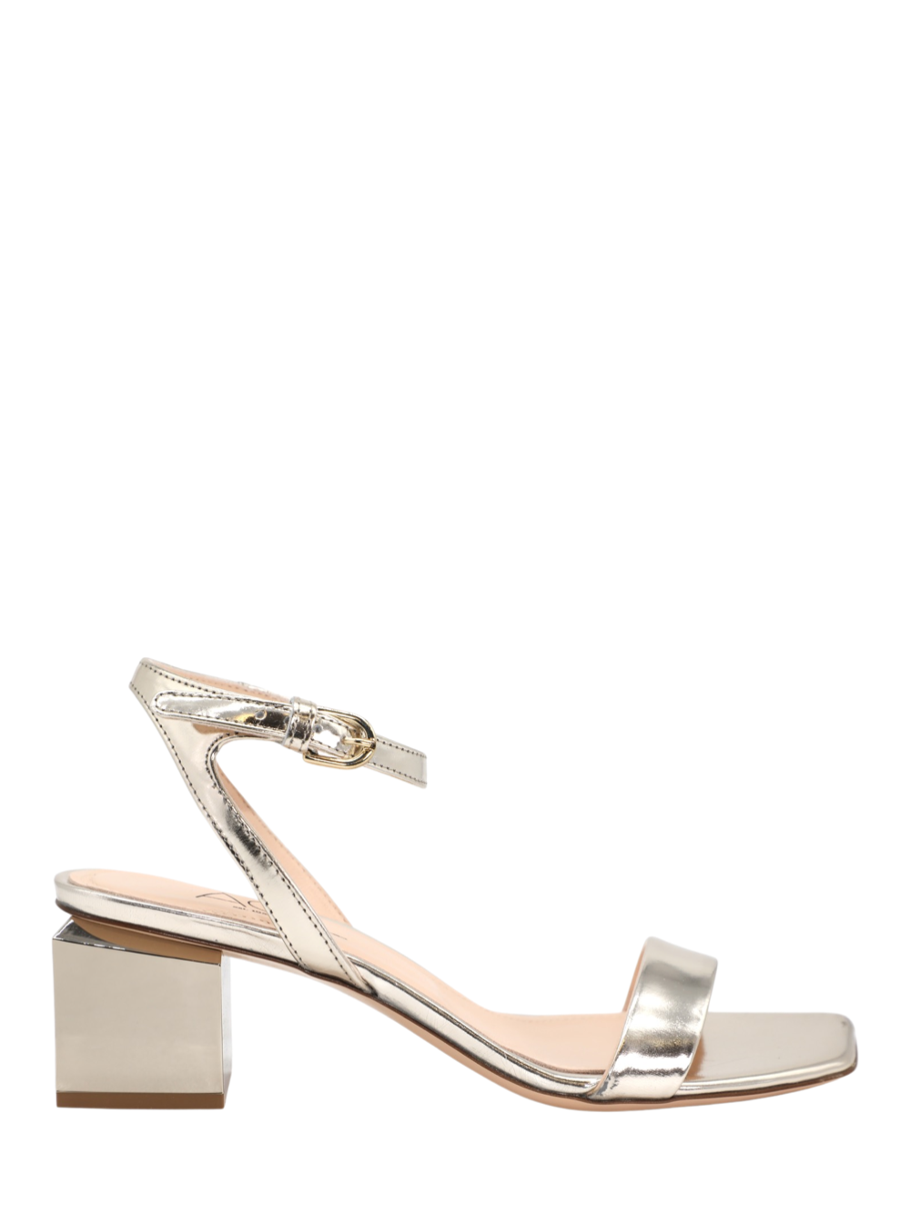 AGL Angie Sandal Mirror Heel in Golden