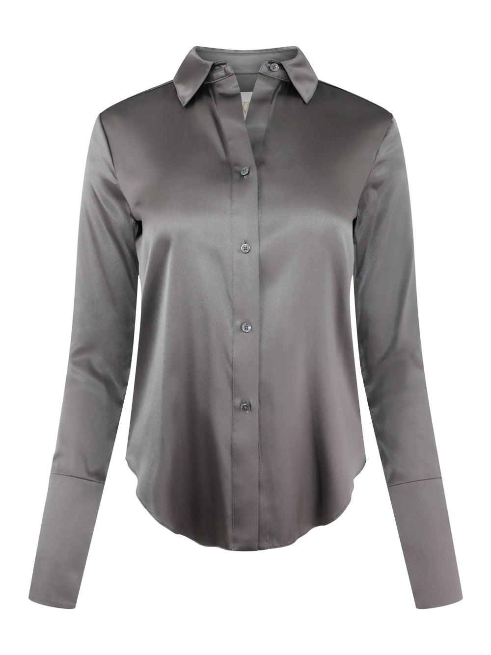 TWP Bessette Shirt in Gunmetal