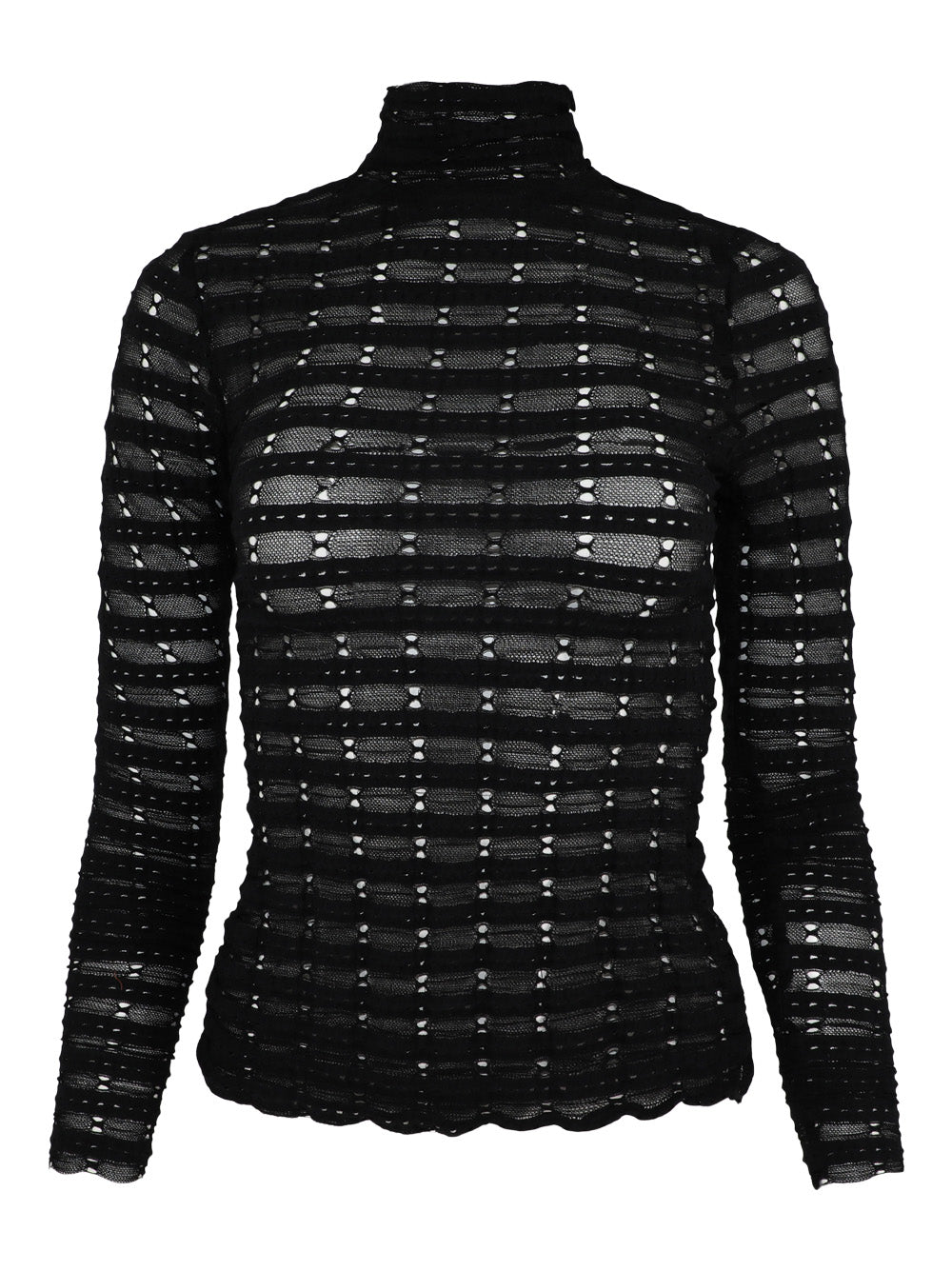 Ulla Johnson Adora Turtleneck in Noir Nor