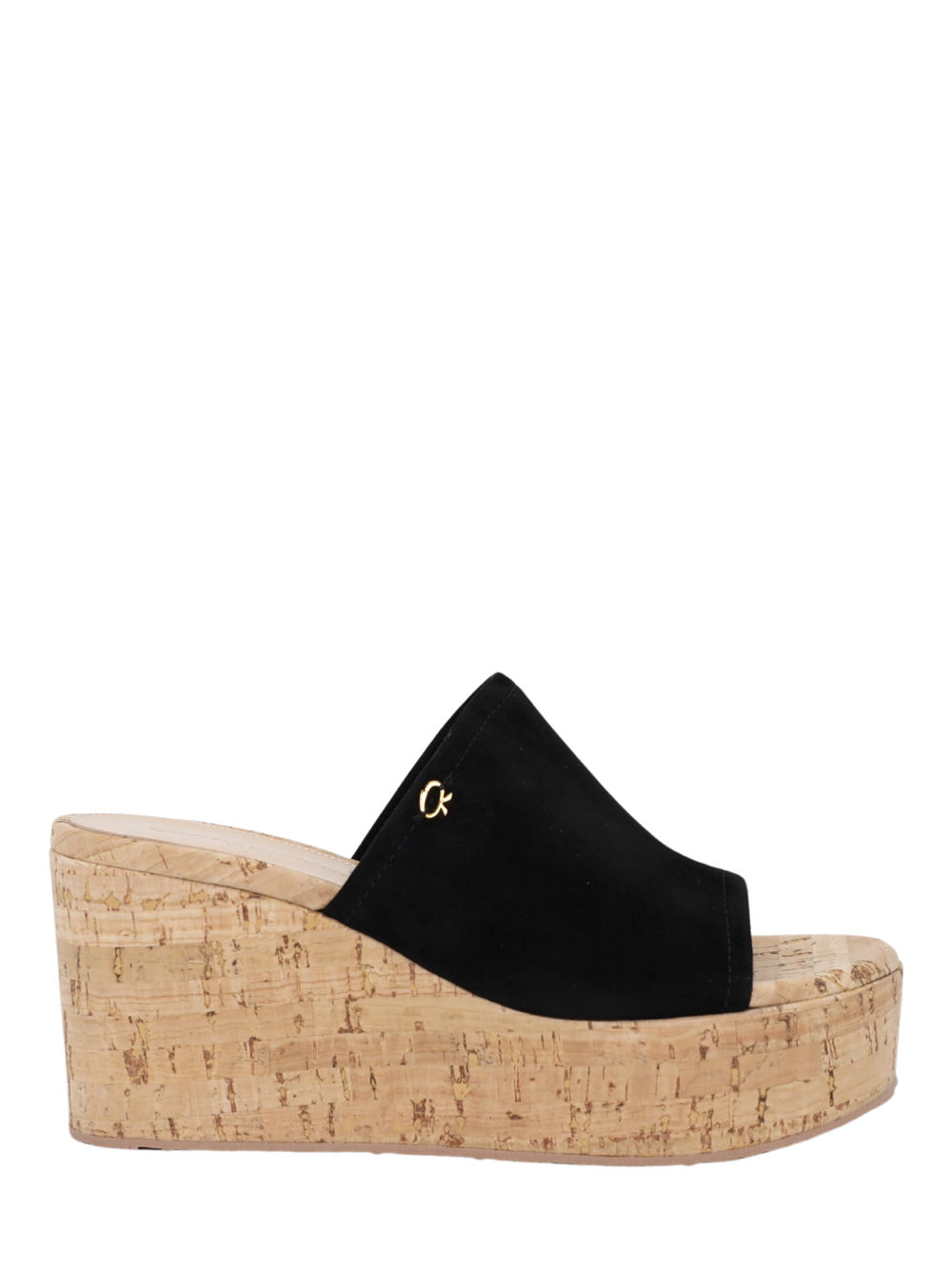 Black 2024 cork shoes