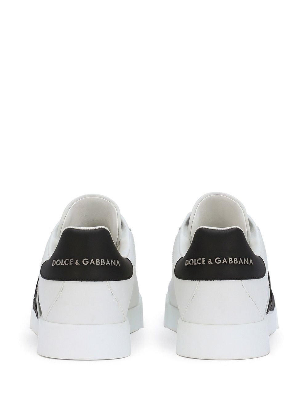Dolce & Gabbana Calfskin Portofino Sneakers with DG logo