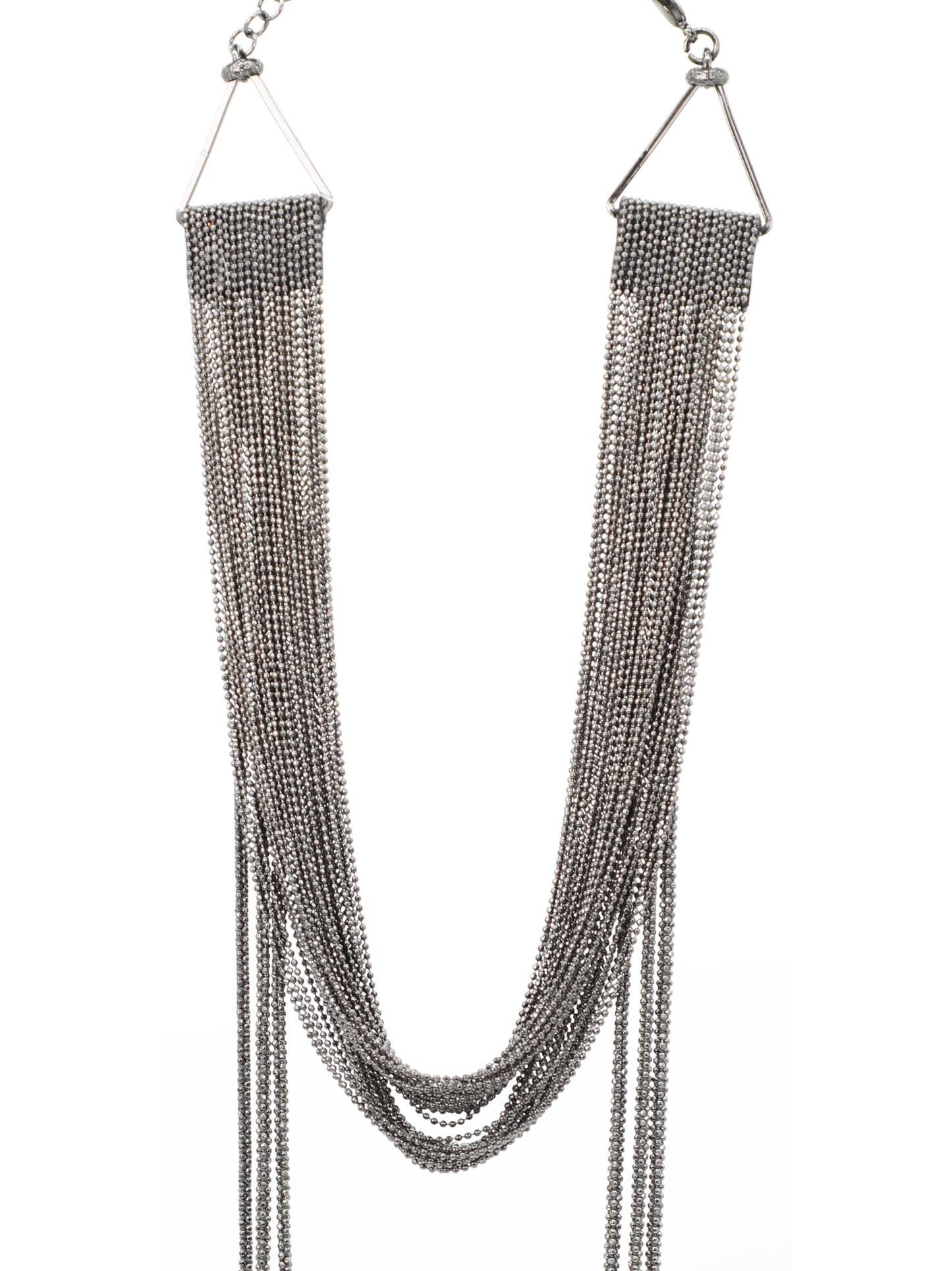 Fabiana Filippi Bead Chain Necklace in Canna Di Fucile
