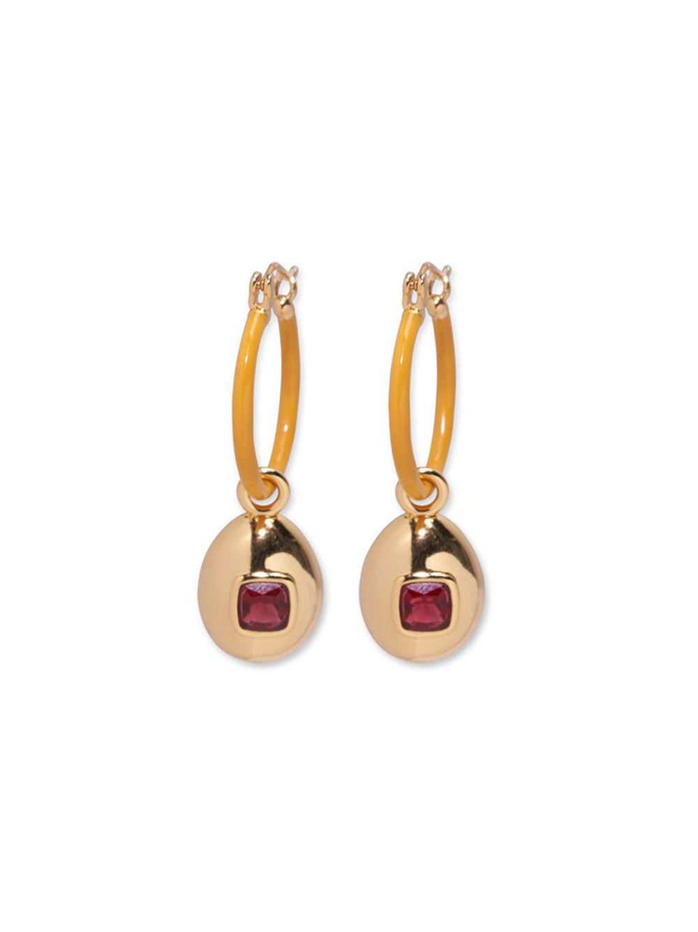 Lizzie Fortunato Grove Hoops in Marigold