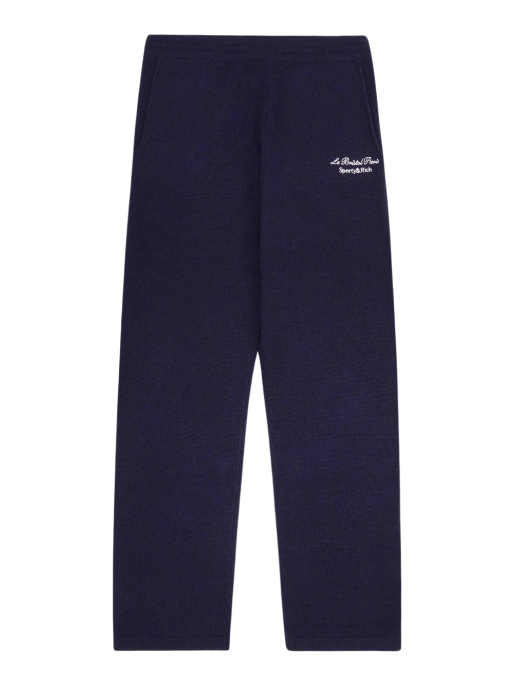 Sporty & Rich Faubourg Cashmere Pants in Navy/White – Leigh's of Breton  Village