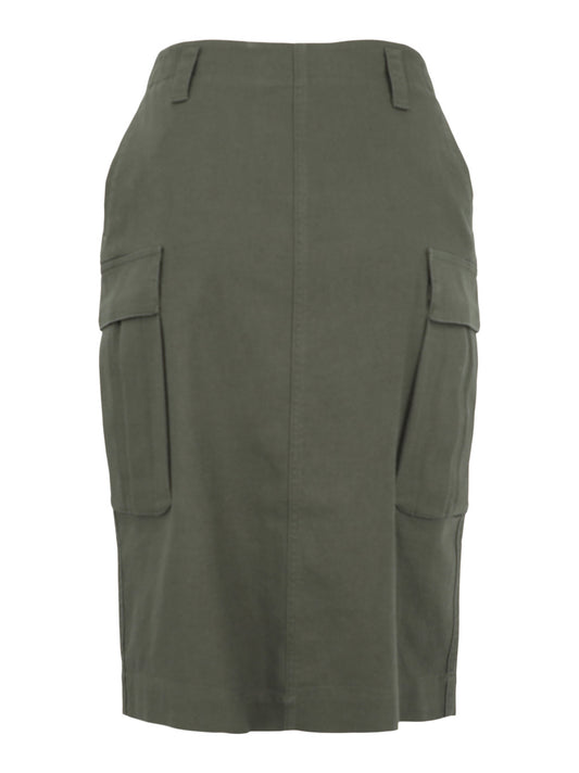 Vince Utility Cargo Skirt in Night Pine