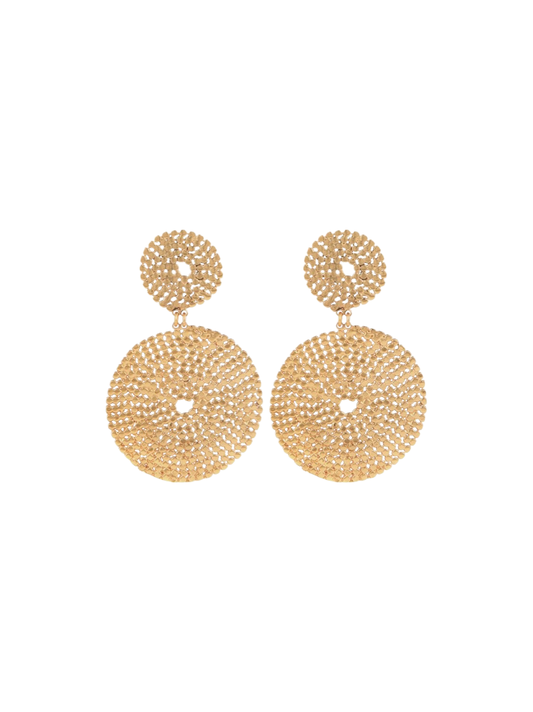 Gas Bijoux Onde Lucky Earrings in Gold