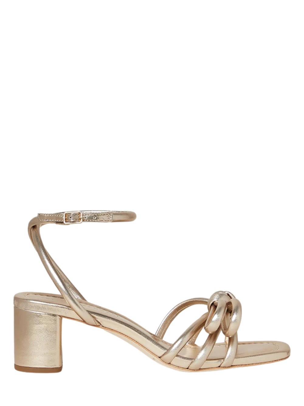 Champagne sandals low heel online