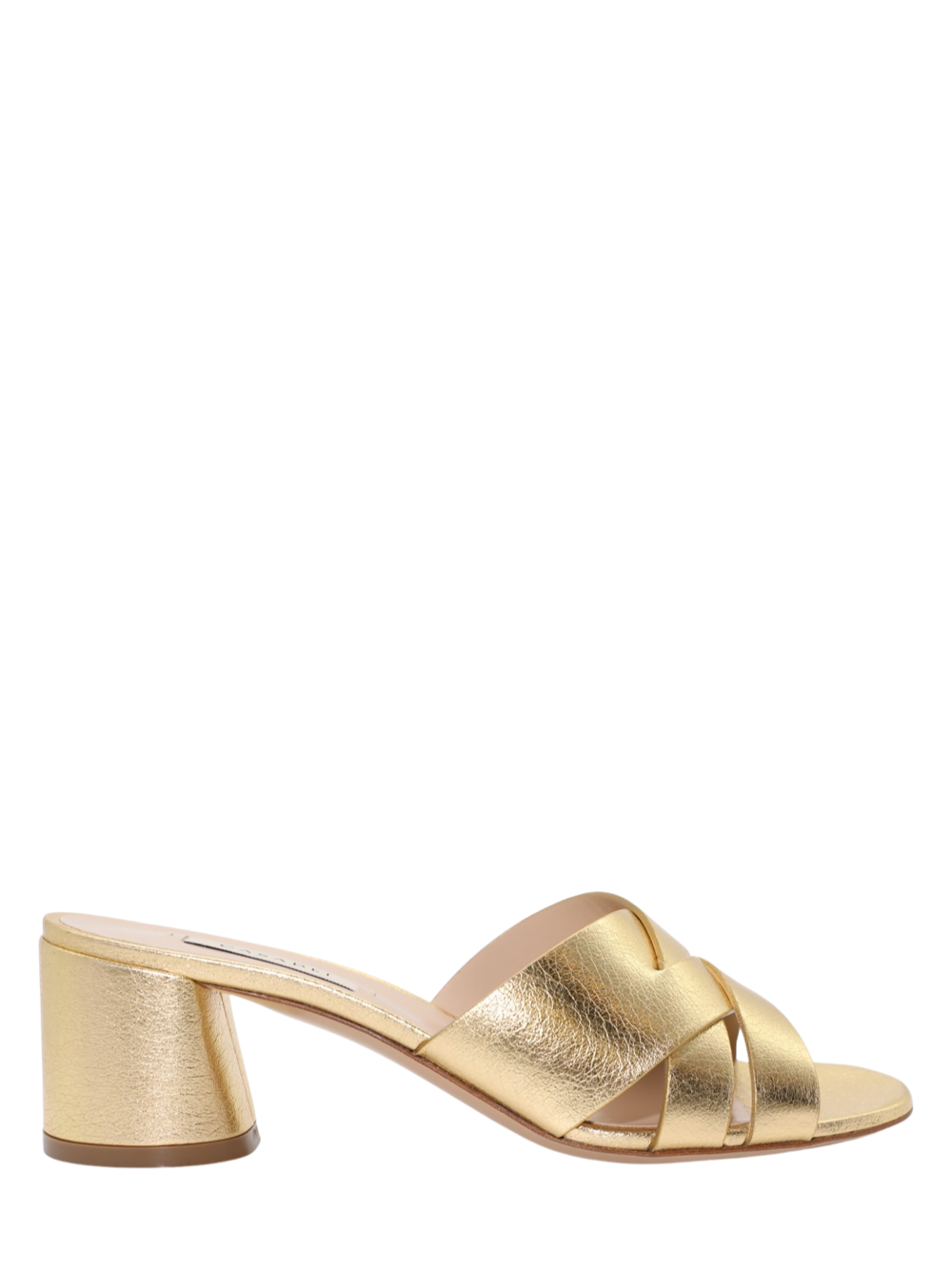 Casadei Cleo Emily Mule Heel in Vesta Gold Leigh s of Breton Village