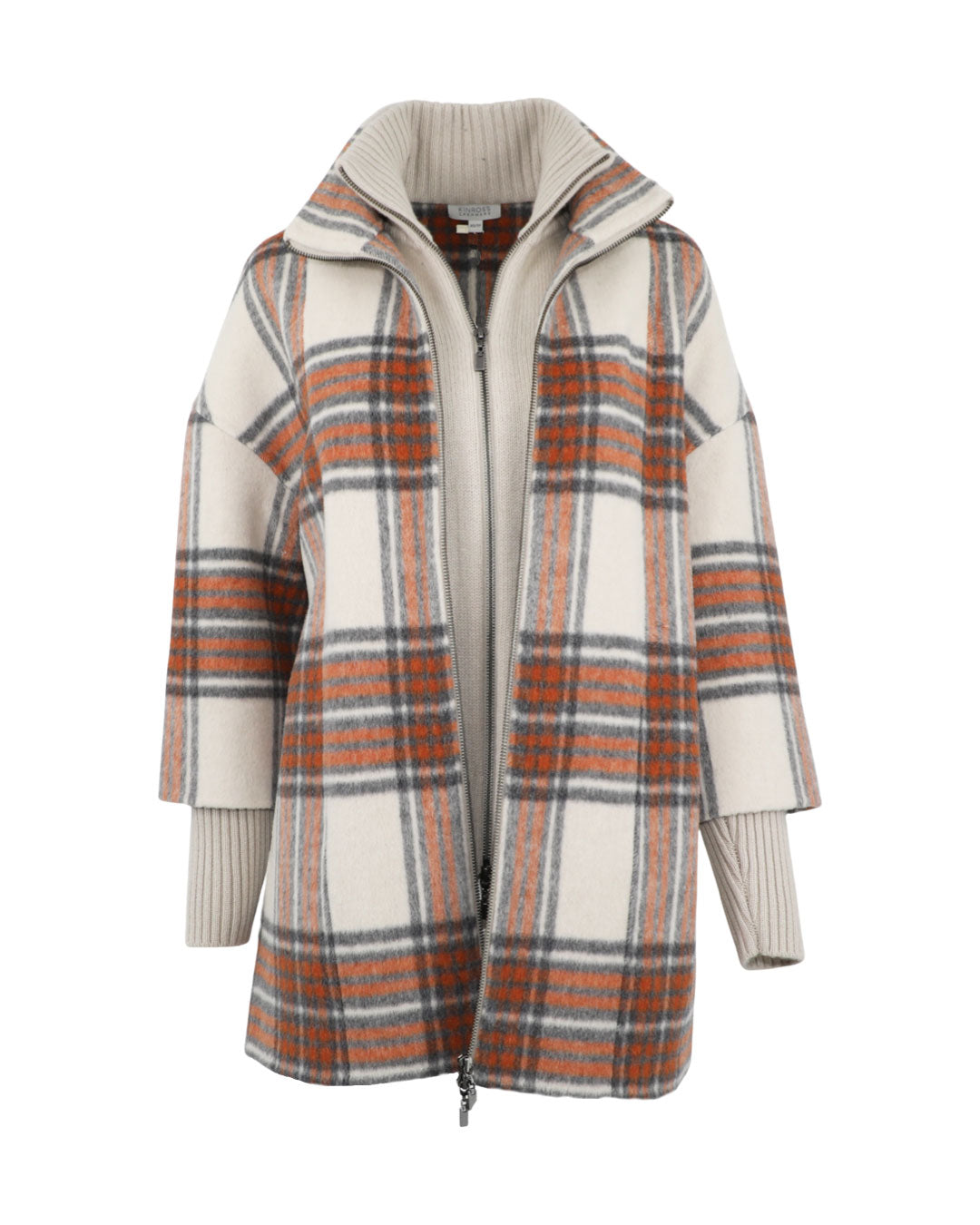 Kinross Plaid Knit Insert Jacket