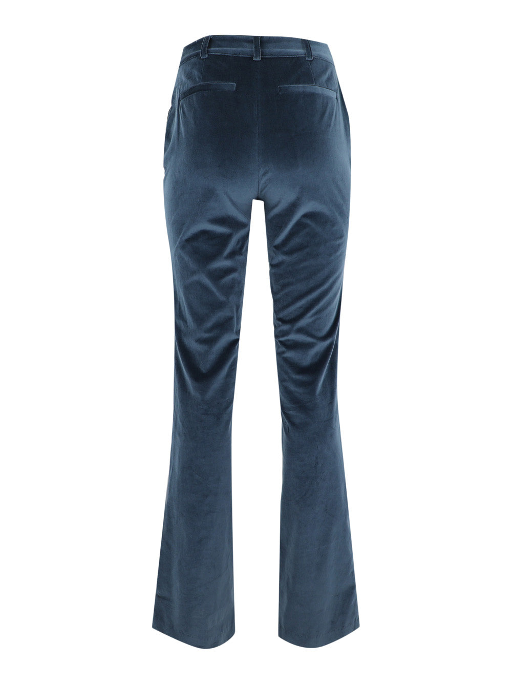 Cinq à Sept Chenille Velvet Kerry Pant in Peacock Blue