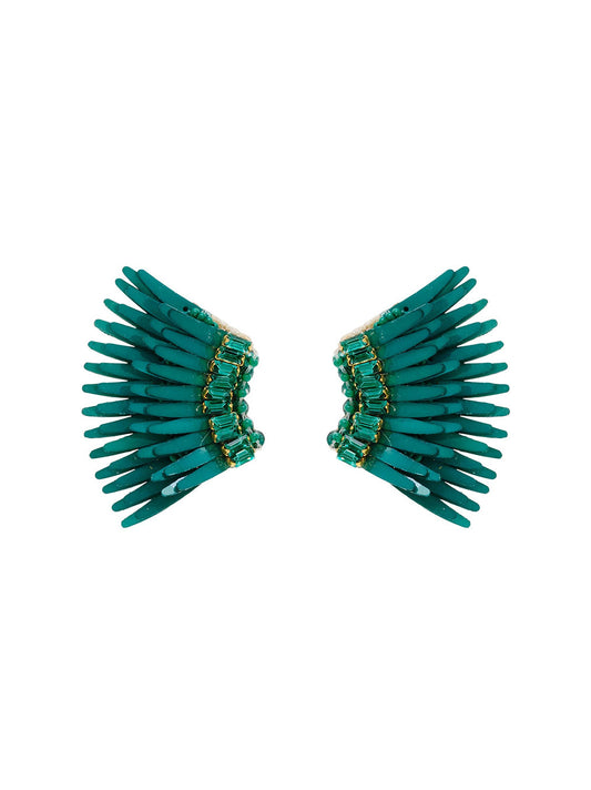 Mignonne Gavigan Mini Gem Madeline Earrings in Emerald
