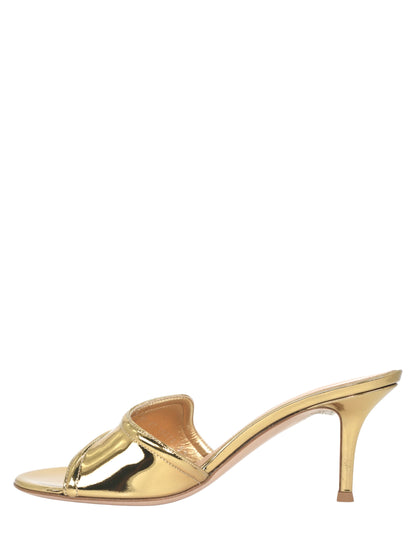 Gianvito Rossi Wave Metal Shoes in Mekong