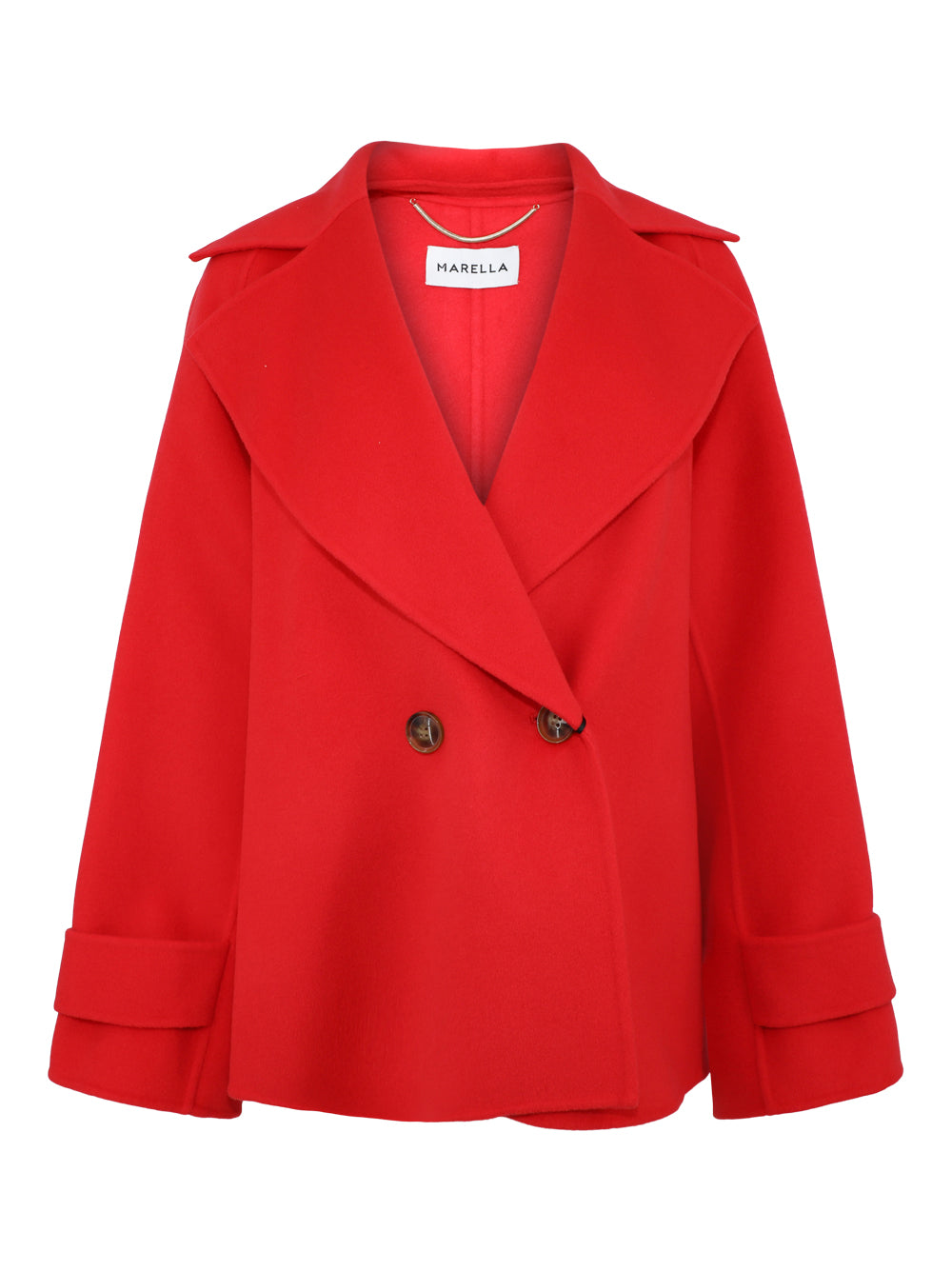Marella Dentice Wool Jacket in Red