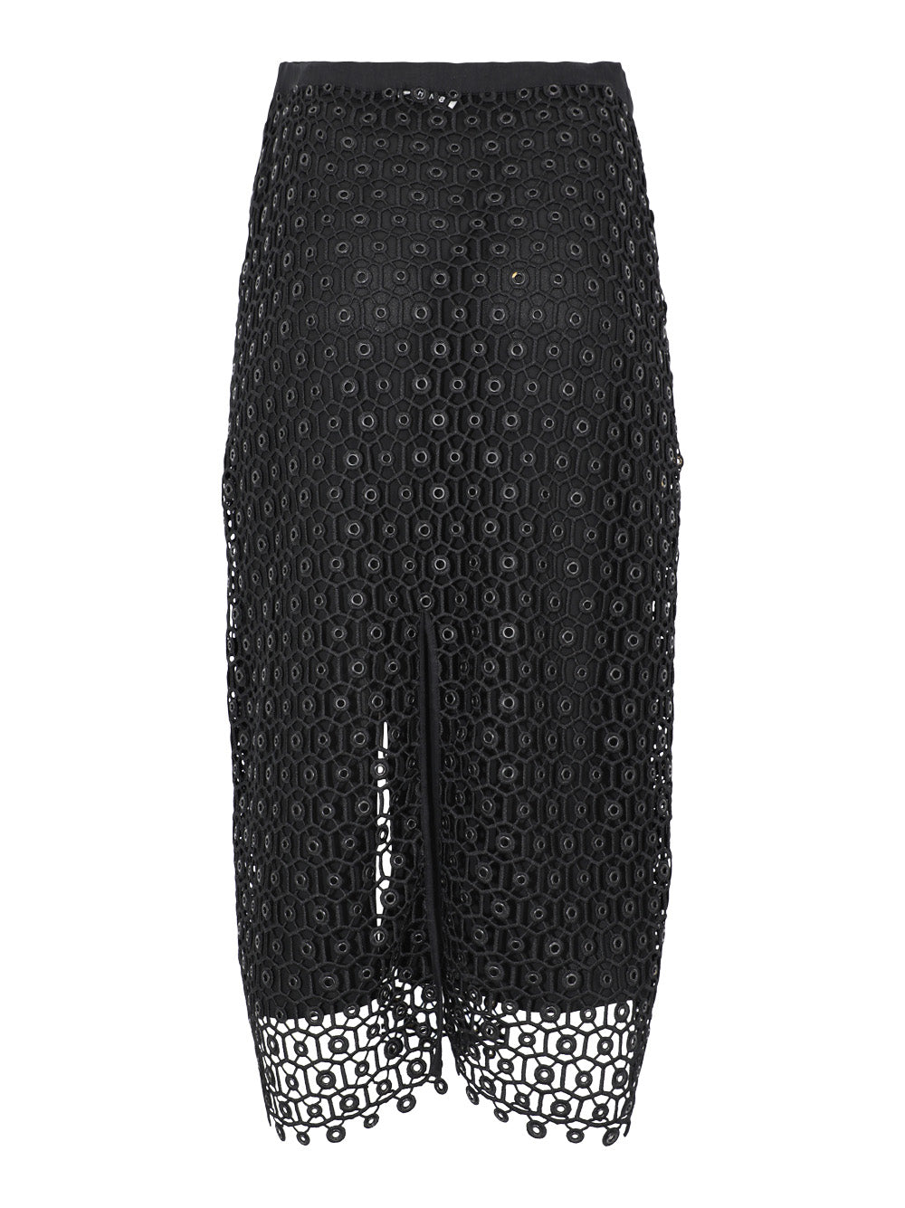Simkhai Karolina Midi Skirt in Black