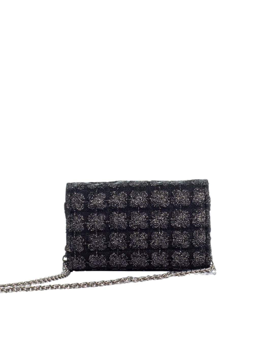 Kooreloo Amalfi Clutch in Black/Silver