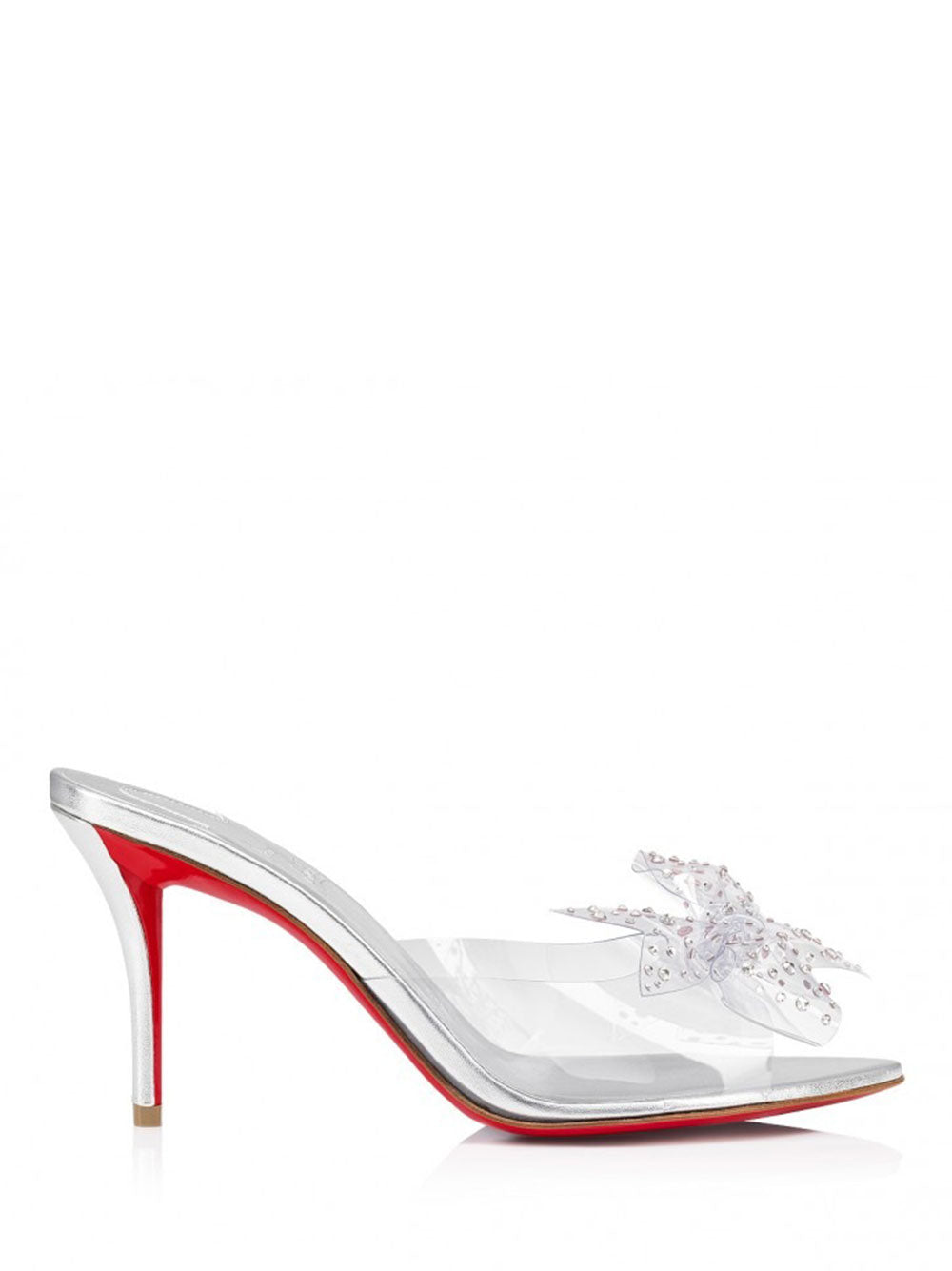 Christian Louboutin Aqua Strass Heels in Silver In Store Only Leigh s of Breton Village