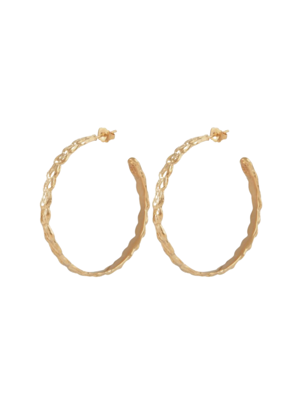 Gas Bijoux Liane Hoop Earrings in Gold