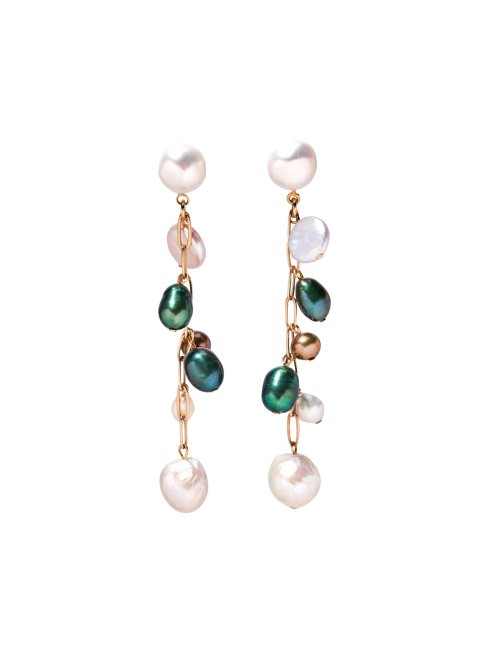 Lizzie fortunato 2025 pearl earrings