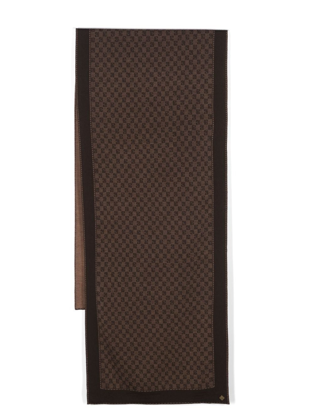 Balmain Mini Monogram Knit Tank Top in Brown