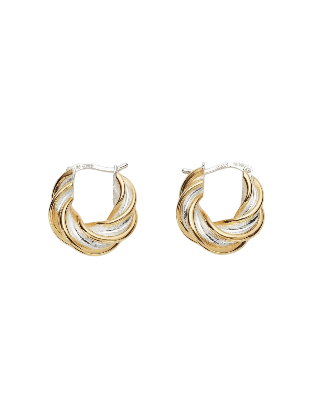 Bottega veneta deals gold hoop earrings