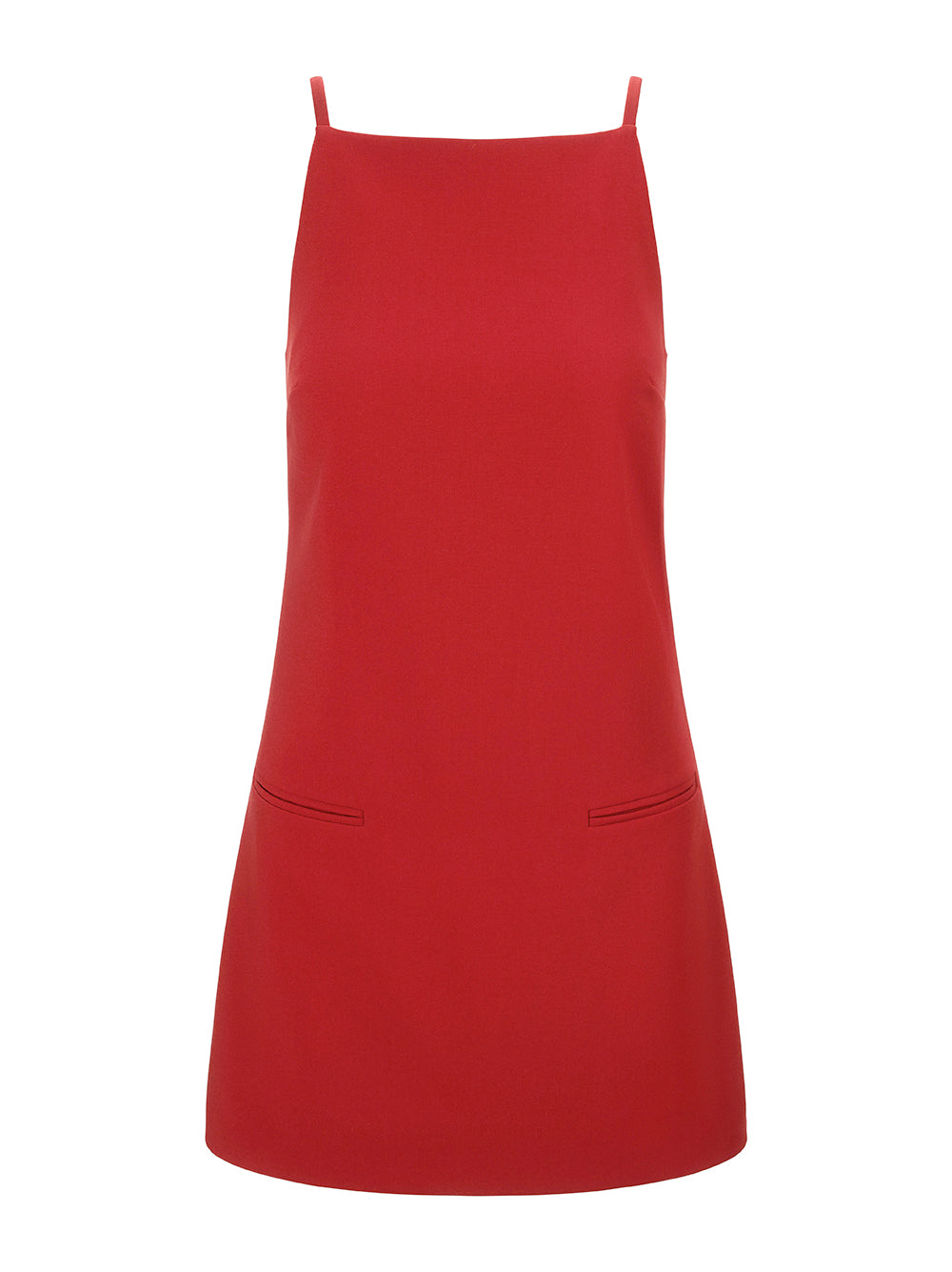 Staud Rhythm Dress in Rouge