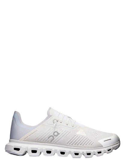 On Running Women's Cloud 6 Coast Sneaker in White/Glacier