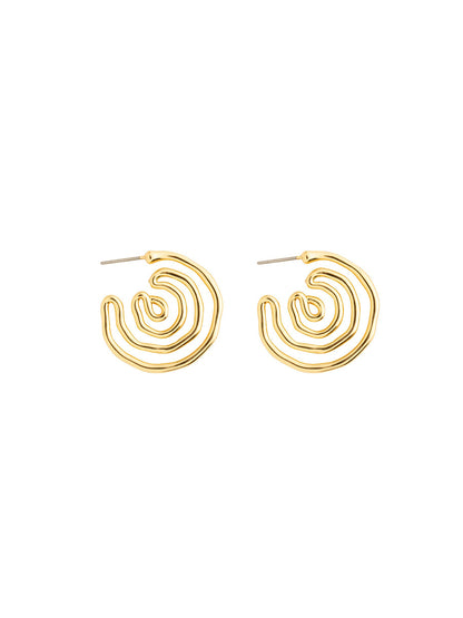 Mignonne Gavigan Varick Hoops in Gold