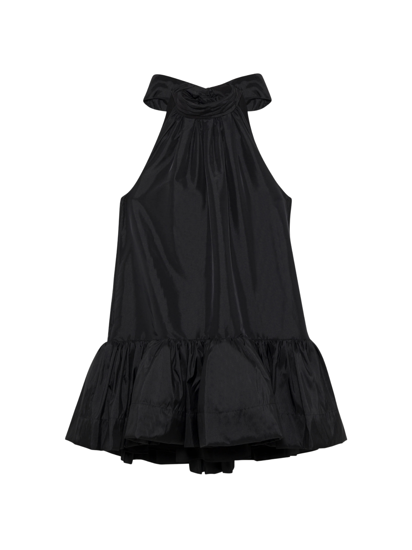 Simkhai Hope Bow Tie Mini Dress in Black