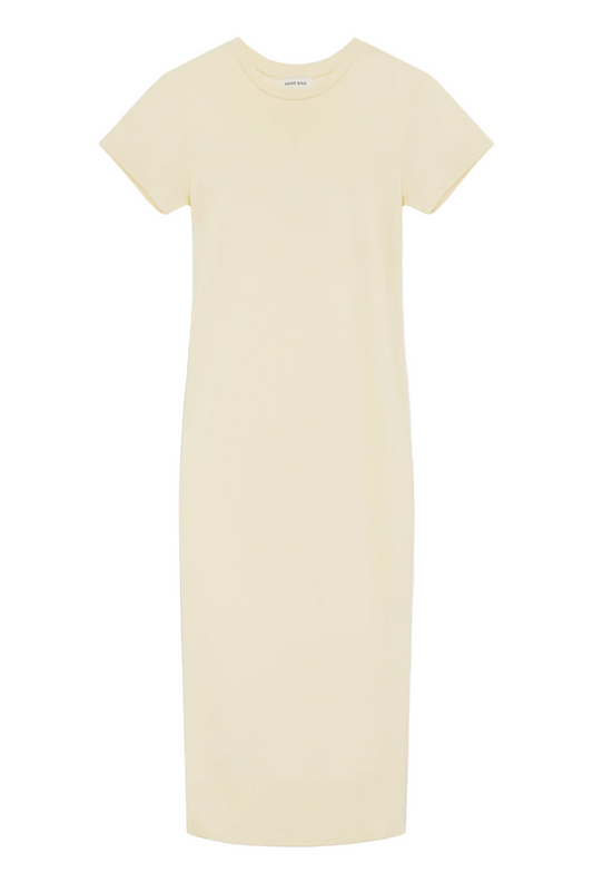 Anine Bing Wynne Dress in Butter Yellow