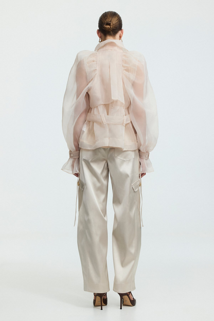 Aje Renew Jacket in Coconut Cream
