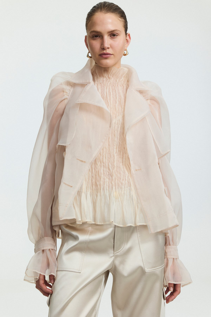 Aje Renew Jacket in Coconut Cream