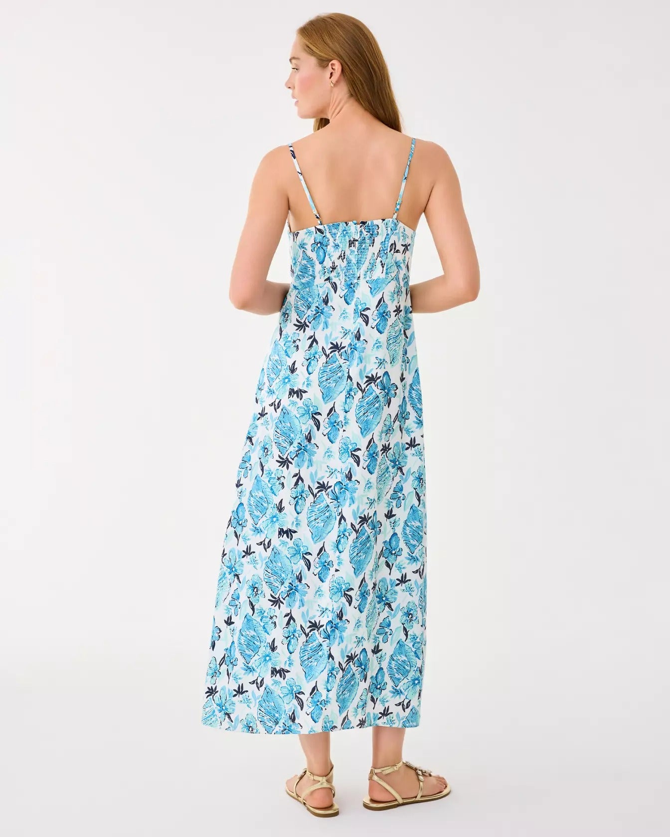 Lilly Pulitzer Ramsey Maxi Dress in Resort White Seashell Splendor Leigh's of Breton Village Lilly Pulitzer Ramsey Maxi Dress in Resort White Seashell Splendor Leigh's of Breton Village