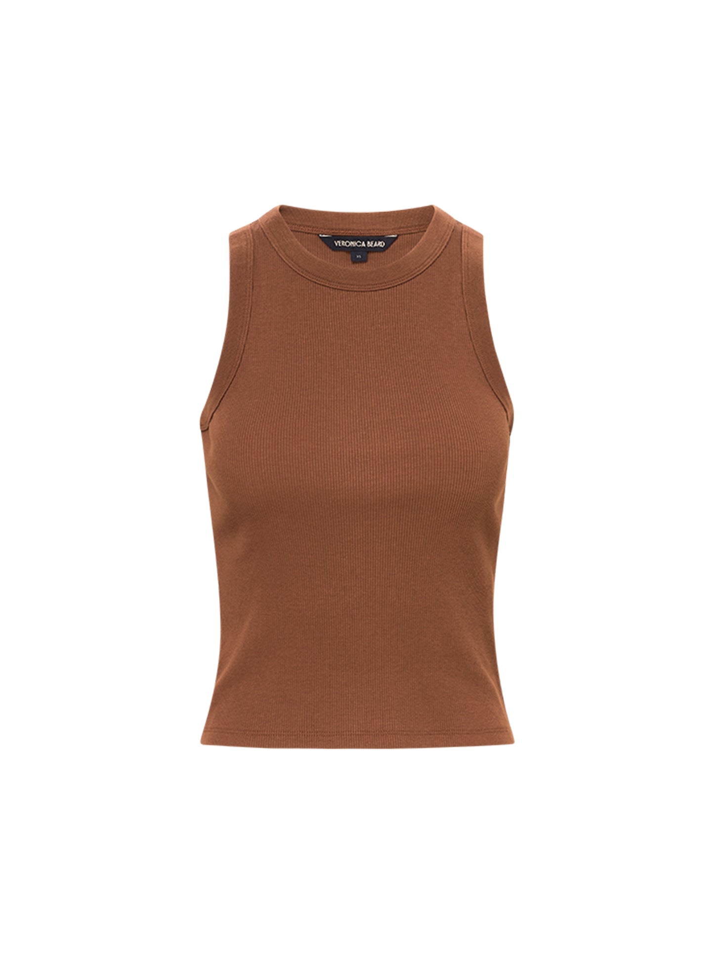 Veronica Beard Cropped Jordyn Tank in Light Chicory