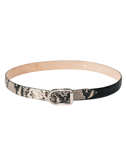 Déhanche Mija Two Tone Exotic Snake & Black Croco