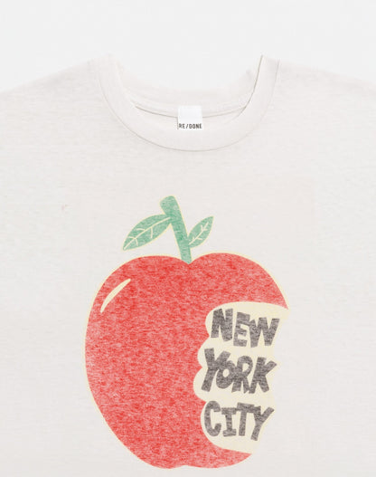 Re/Done Classic Tee NYC in Vintage White